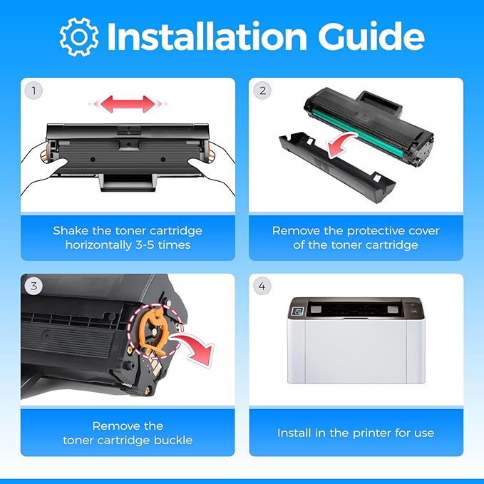 MLT-D111S Toner Cartridge Black 2-Pack High-Yield Replacement for Samsung MLT-D111S MLT-D111L D111S Compatible with Xpress M2020 M2022W M2070FW M2071 2074FW SL-M2077 2074FW SL-M2026 SL-M2078FW Printer