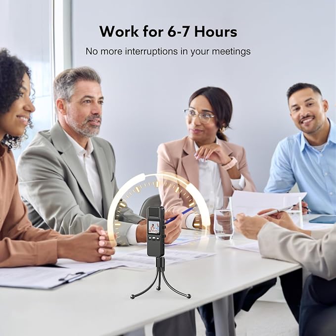 Z11 2K Body Worn Camera - 64GB Camera, 1700mAh Battery, 7 Hrs Video, 180° Rotatable Lens for Cycling, Delivering Goods, and Law Enforcement