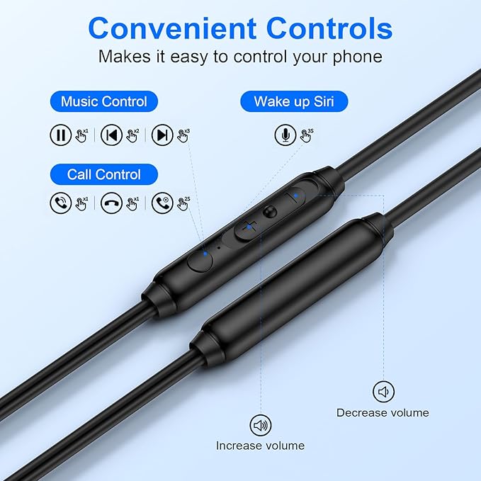 Type C Headphones Wired Earbuds Ear Buds for Samsung Galaxy A17 A16 5G S25 Ultra A36 A26 A56 A35 Z Fold 7 Flip 7 FE USB C In-Ear Headphones Wired USBC Earbuds Earphones Headsets with Microphone,2 Pack