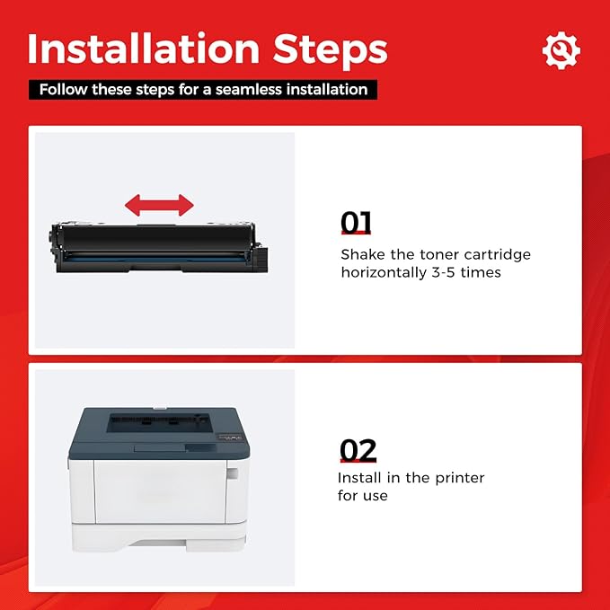 C230 C235 Toner Cartridge Set 4-Pack with chip High Yield Replacement for 006R04391 006R04392 006R04393 006R04394 Compatible with Xerox C230 C235 C230DNI C235DNI Printer Ink Black Cyan Magenta Yellow