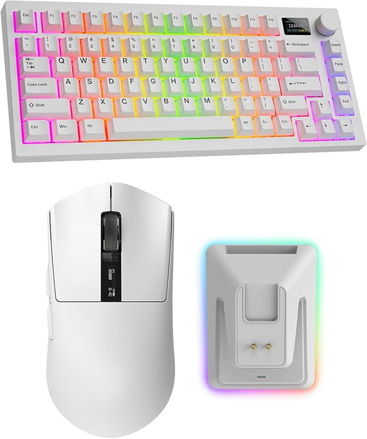 Tecware Spectre 75 Mechanical Keyboard & EX1 Lightweight Gaming Mouse Bundle (Black)