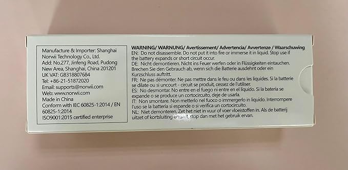 Norwii N95s BLE Presentation Clicker with Digital Pointer for PowerPoint Presentation on TV Screen and Projection Screen, Wireless Presenter Remote with Countdown Timer (Green Light-USB-A)