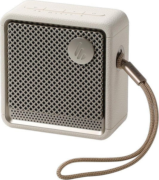 Edifier ES20 Portable Bluetooth Speaker with IP67 Waterproof & Dustproof, 15 Hours Playtime, Wireless Connectivity for Home Office Outdoor - Ivory
