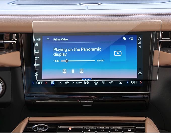 SXCY for 2025 Lincoln Navigator Accessories 2025 Navigator Tempered Glass Screen Protector 11.1 Inch Navigation Display Touch Screen Protector[9H Hardness]