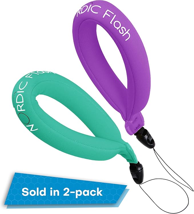 Camera Float Strap (2-Pack) – Wrist Lanyard for GoPro Hero 10, 11, 12, 13, DJI Action 5 Pro, Insta360 X4, Ace Pro 2, Fujifilm, Kodak & Waterproof Cameras