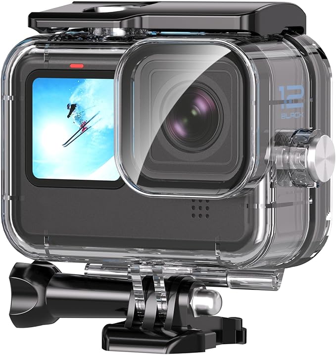 Waterproof Case for GoPro Hero 13 12 11 10 9 Black, 230FT/70M Underwater Diving Housing Protective Case Action Camera Accessories