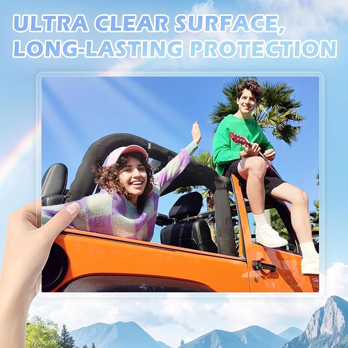 HOUYEE 200 Pack 5 Mil Thermal Laminating Sheets, Hold 8.5 x 11 Inch Sheets, Ultra Clear Laminating Pouches, 9 x 11.5 Inch Lamination Sheet Paper for Laminator, Letter Size, Office and School Supplies