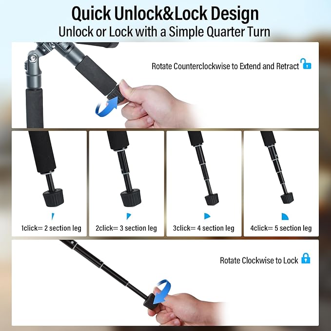 SIRUI Compact Mini Desktop Tripod, 20" Aluminum Portable Small Tabletop Tripod Stand with 360° Ball Head for DSLR, Camera, Phone, Loaded up to 17.64lbs, Phone Holder Included, AM-TT50