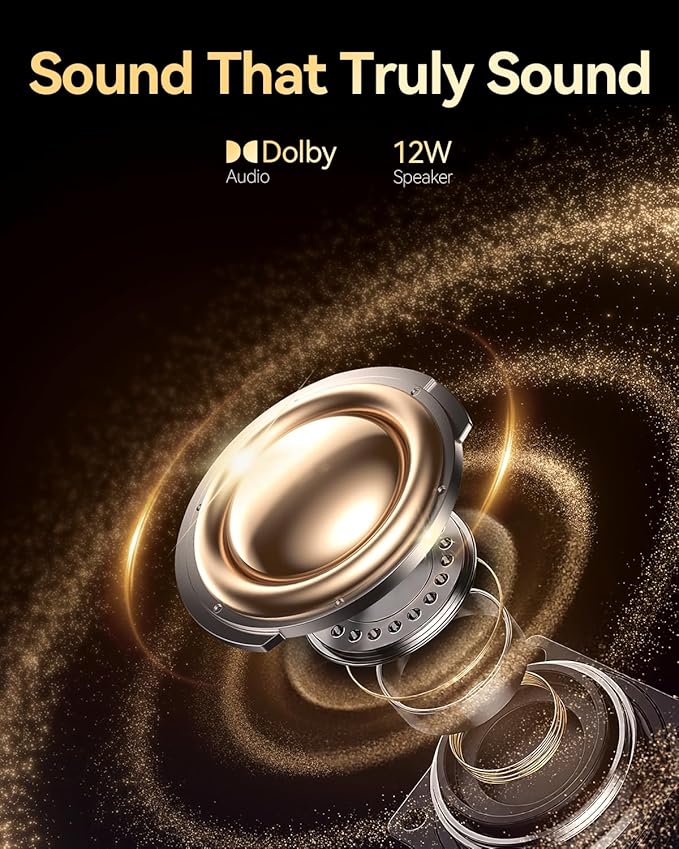 [Electric Focus Auto Keystone]AXIS Pro Flex 4K Projector with WiFi and Bluetooth, [100% Offset & 360 Rotating Stand]Dolby Audio Outdoor Movie Projector Compatible with Smartphone,Laptop,Fire Stick,PS5