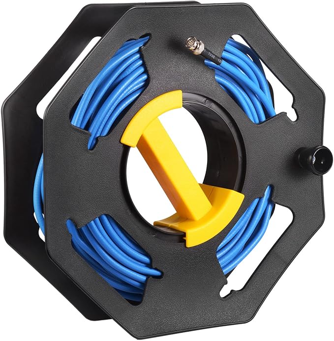 Superbat SDI Cable 150ft BNC Cable Belden 1694A + 3G/6G SDI Cable Spool for 3G-SDI/4K/6K SDI Recorder Camera Monitor Converter Router Audio Gateway Sync Broadcast etc.