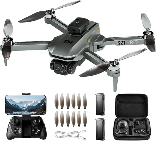 Drone with 2K Camera for Adults, RC Quadcopter with Obstacle Avoidance, 40 Minute Flight, Altitude Hold, One-Key Takeoff/Landing, 3 Speed Modes, Headless Mode, Best Gifts for Beginners, Teen Boys & Girls