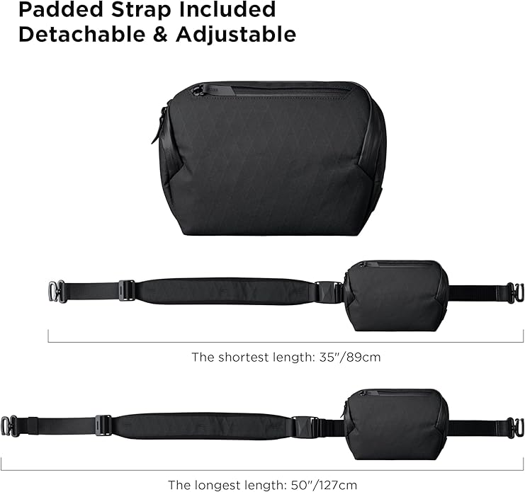 ALPAKA Vertex Pouch - Mens Sling Bag, Fits iPad Mini, Electronics & Accessories, Removable Strap, Weatherproof Fabric
