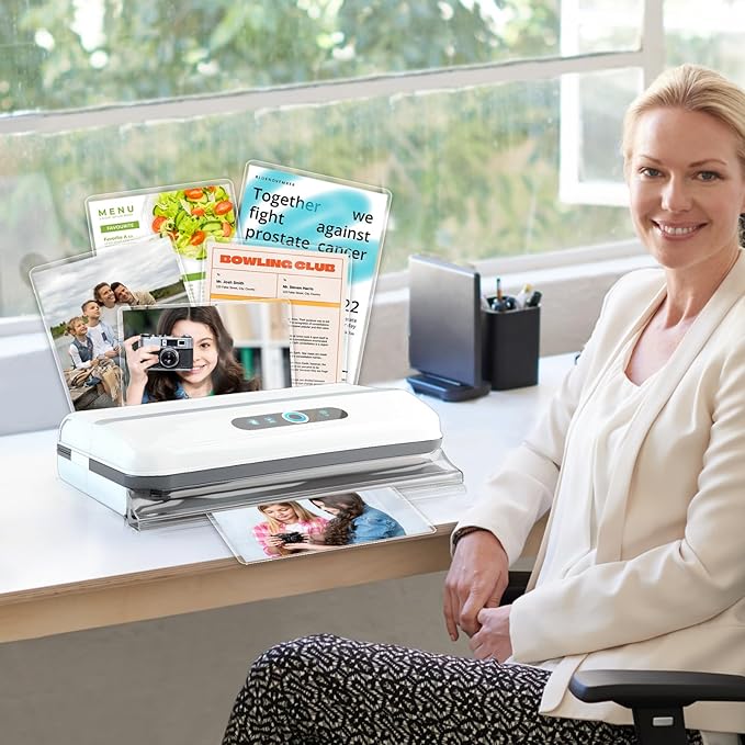 Index Card Laminating Pouches 3x5 File Card Laminating Pouches Lamination Pouches Recipe Card Laminating Pouches for Work Permits Pass Cards Student ID Cards (500, 3mil)