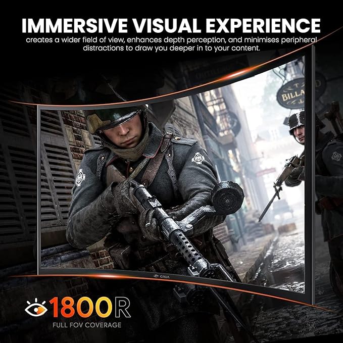 ZZA 27 Inch Gaming Monitor 280Hz 240Hz 1080p 1ms VRB Blue Light Shift Machine Black Curved 100% sRGB, Adaptive FreeSync,Display Port DP HDMI VESA Mounting Compliant