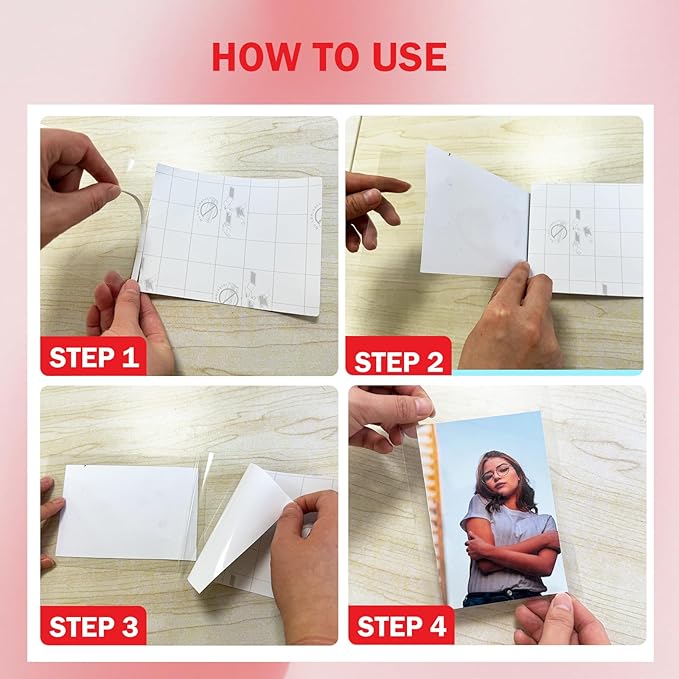 50 Pack Self Sealing Laminating Pouches for Small Business Card,Waterproof Self-Adhesive Laminating Pouches,2.6x3.9 Inches, 10 Mil Thickness, No Laminator Machine Needed