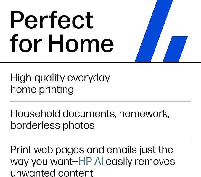 HP Envy 6155e Wireless All-in-One Color Inkjet Printer, Portobello, Print, scan, copy, Duplex printing Best-for-home, 3 month Instant Ink trial included, AI-enabled (714L5A)