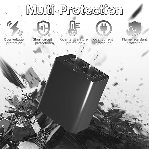 Micro USB Charger Cord for Bose SoundLink Color Bluetooth Speakers I II III 3, SoundLink Mini 2 II, Micro, Revolve, Revolve Plus QC20 QC35 SoundSport Free Headphones, 5V Adapter Charger Replacement