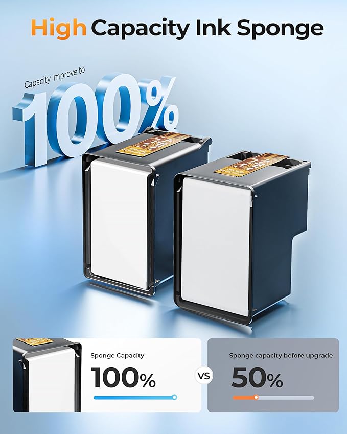 E-Z Ink 63XL Black Ink Cartridge Remanufactured 63XL 63 Ink Replacement for HP Ink 63 HP63 HP63XL to Use with HP OfficeJet 3830 4650 4655 5255 5258 5200 Envy 4520 4512 DeskJJet 1112 2130 (2 Black)