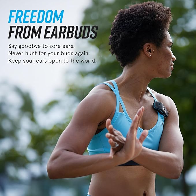 noxgear 39g Wearable Bluetooth Speaker, Magnetic Mini Clip-On, Waterproof Up to 15 Hours Playtime | Clip On Bluetooth, Wearable Speaker with Microphone, 100ft Range