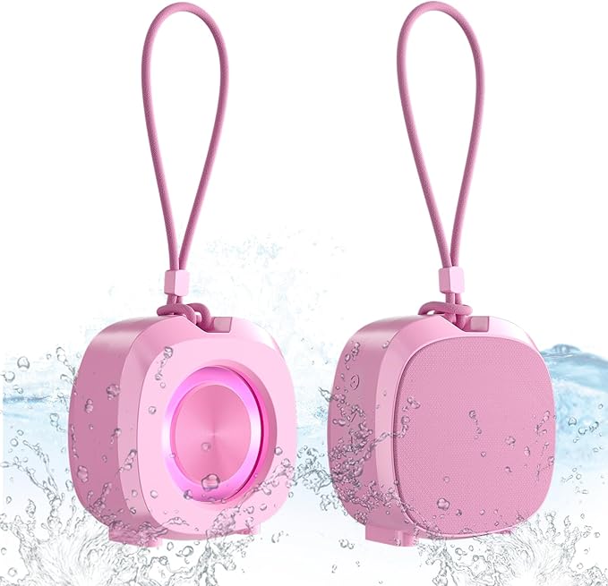 Bluetooth Speaker Portable Media Players Clear Loud Stereo Sound Deep Bass Wireless Speaker With Lights TWS IPX5 Waterproof Small Speakers Long Playtime for Home/Party/Outdoor/Beach Electronic Gadgets