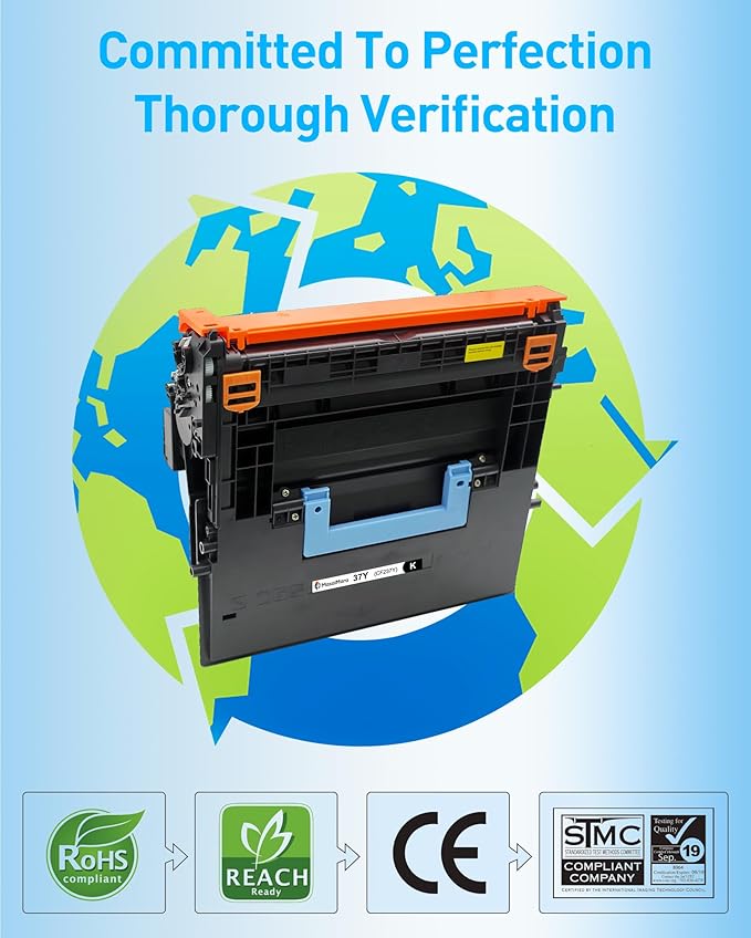 MasaiMara 37Y CF237Y Extra High-Yield Compatible Toner Cartridges Replacement for HP Enterprise M608 M608dn M608n M609dn Enterprise Flow MFP M631h M632z M632h M631dn Printer (Black, 1-Pack)