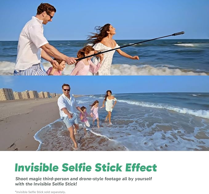 AKASO 360 Weatherproof 360° Action Camera - 5.7K 360 Video with 1/2" 48MP Sensors, 72MP 360 Photo, 360-SuperSmooth, Invisible Selfie Stick Effect, 360° Horizon Lock, AI Tracking with 64GB MicroSD Card