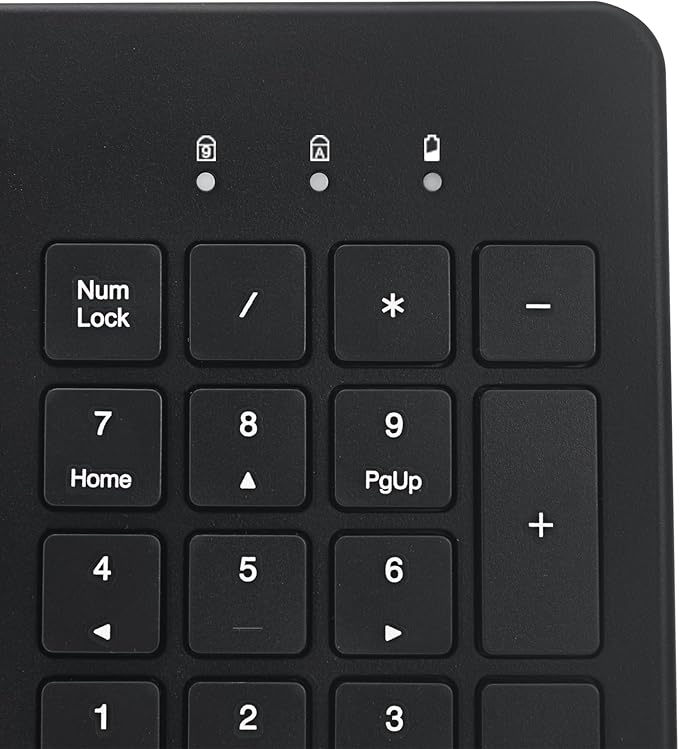 Adesso Wireless Air Mouse and Keyboard Combo, Rechargeable, Desktop Mouse and Presentation Remote with Customizable Buttons & Hand Gestures for TV, Projector, CCTV, Presentation WKB-5300CB