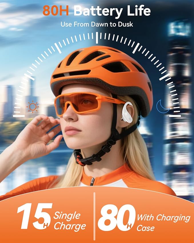 Wireless Earbuds, Sports Bluetooth 5.4 Headphones, Ear Buds with ENC Noise Canceling Mic, 50Hr Playtime Earphones, Palm-Sized, LED Power Display, IPX7 Waterproof Headset for Workout Running, White