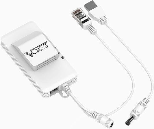 Vonets VAP11S-D232 2.4G+5G Mini Repeater/Wi-Fi Router/Serial Server 1200Mbps with RJ45 Ethernet Cable Good Partner for Security System, IP Device