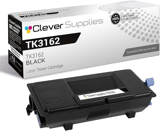 CS Replacement Toner Cartridge Compatible with Kyocera-Mita TK3162 Black ECOSYS P3045dn Black