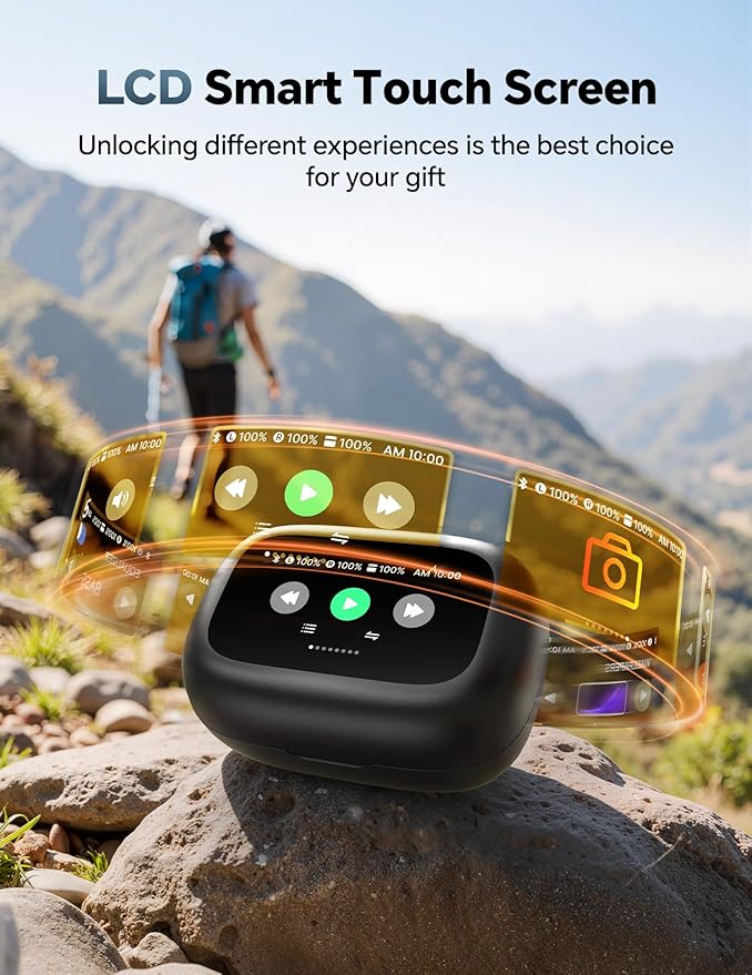 Bluetooth Headphones Wireless Earbuds for Gifts: Stocking Stuffers White Elephant Gifts for Men Women, Waterproof 40H Playtime Ear Buds with Earhooks, Gifts for Teens Adults Boy Girls Trendy Stuff