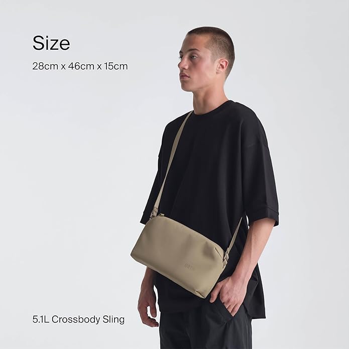 Urth Dolomite 5.1L Crossbody Camera Sling Bag - Water Resistant, Recycled, Multifunction Photography DSLR Everyday Bag