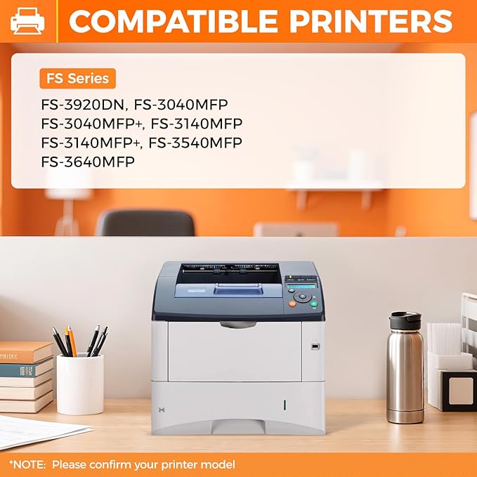 TK-352 TK352 Toner Cartridge Black 2-Pack High Yield Replacement for Kyocera 1T02J10US0 Ink Compatible for Kyocera FS-3920DN FS-3040MFP FS-3040MFP+ FS-3140MFP FS-3140MFP+ FS-3540MFP FS-3640MFP Printer