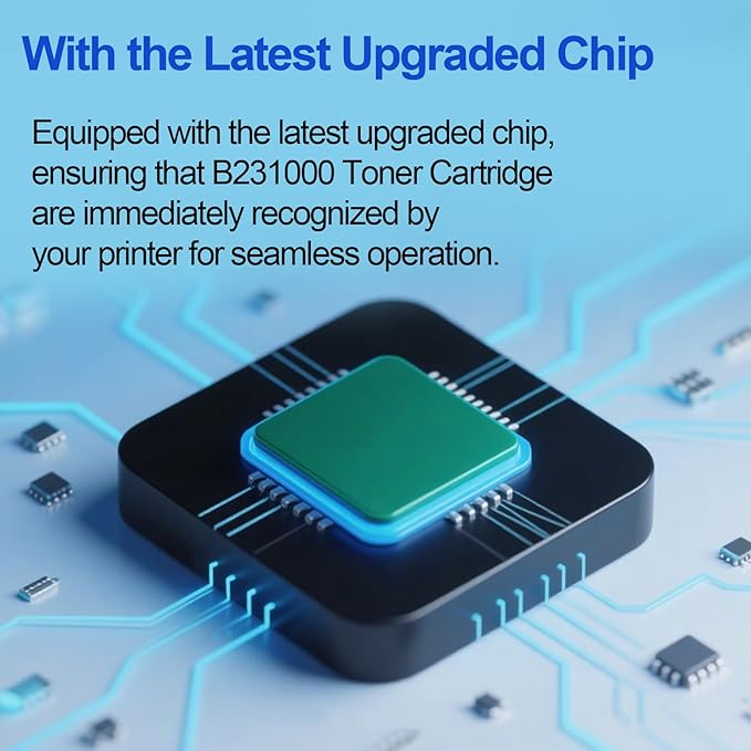 B231000 High Yield Black Toner Cartridge Replacement for B231000 Toner Cartridge Work for B2338 B2442 B2546 B2650 MB2338 MB2442 MB2546 MB2650 MB2338adw MB2442adwe MB2546ade Laser Printers (3500 Pages)