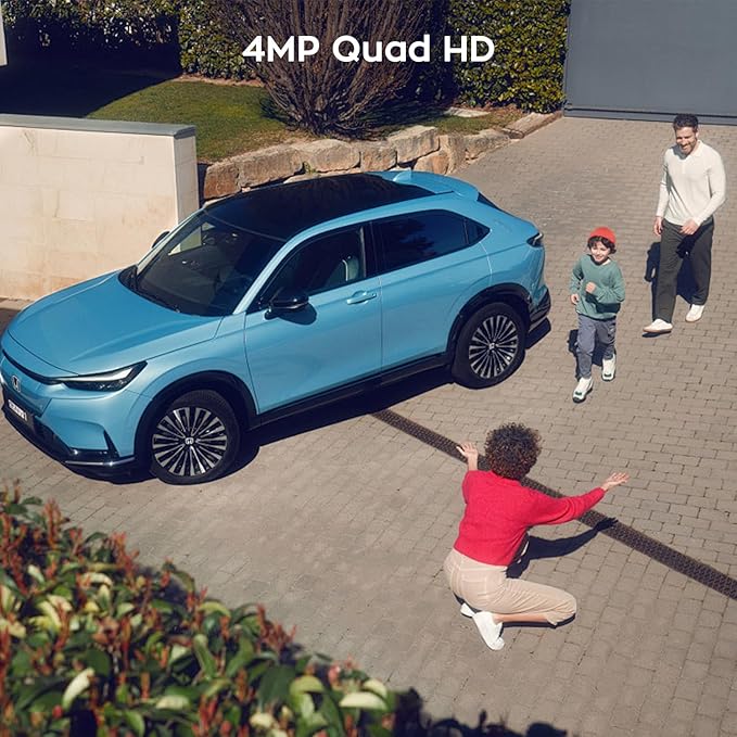 xmartO [Dual-CAM 180+° FOV] 6MP 2-in-1 WiFi Home Security Camera with AI Tracking, Pan Tilt Zoom, 5G Dual Band, Bluetooth Easy Setup (Standalone & Groupable CAM, 2-Pack)