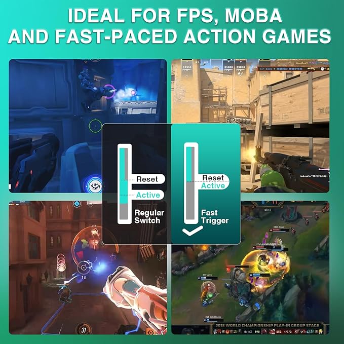 AULA WIN68 HE Mechanical Gaming Keyboard 60%, Hall Effect Magnetic Switch, Fast Trigger Mode Adjustable Actuation, 8000Hz Polling Rate, RGB Backlit, Wired White Keyboard for Laptop/PC Gamer