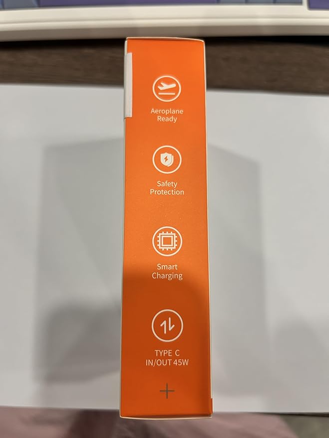 J2621 Power Bank Portable Charger,20000mAh 45W PD3.0 QC 4.0 Fast Charging Battery Pack with LED Display,2 USB-C,2 USB-A for iPhone 15 16, MacBook