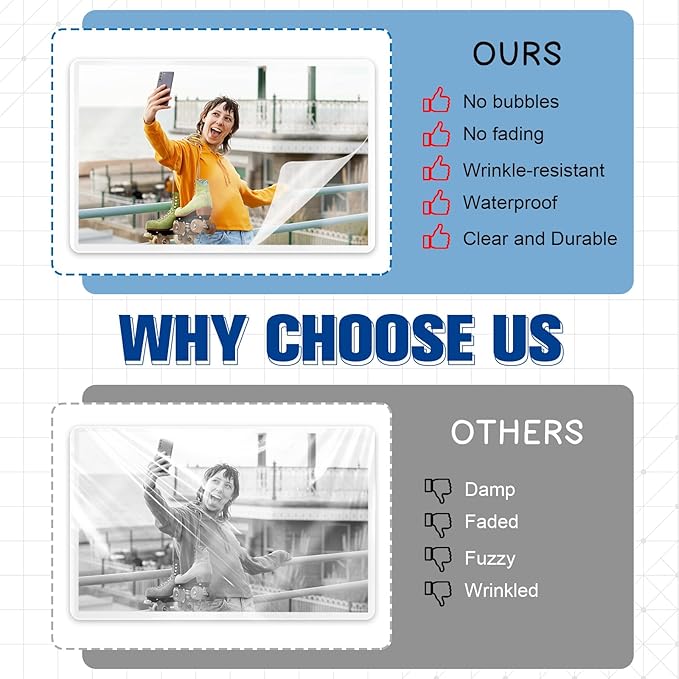 Index Card Laminating Pouches 3x5 File Card Laminating Pouches Lamination Pouches Recipe Card Laminating Pouches for Work Permits Pass Cards Student ID Cards (500, 3mil)