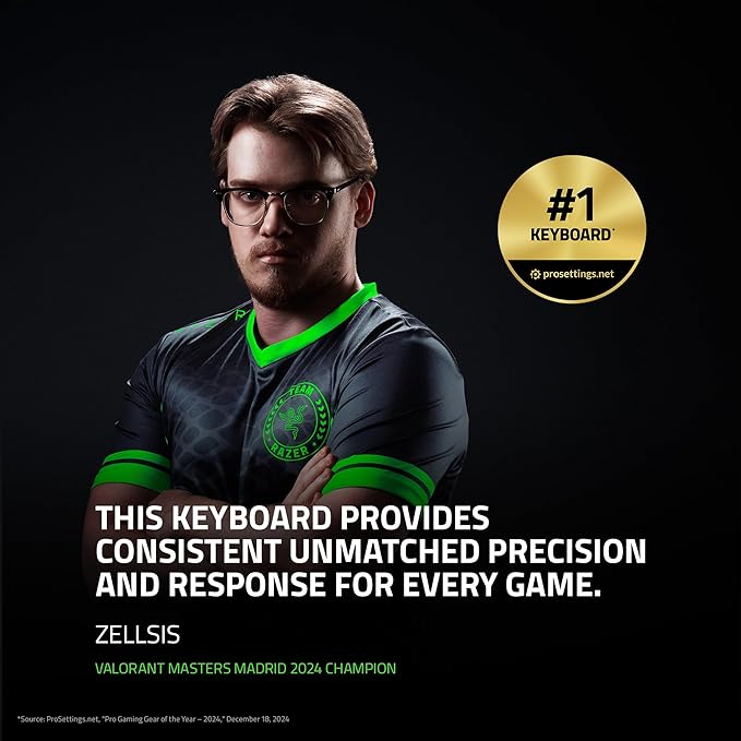 Razer Huntsman V3 Pro Mini 60% Esports Gaming Keyboard: Analog Optical Switches Snap Tap - Rapid Trigger - Adjustable Actuation - Dual-Purpose Mod Keys - Doubleshot PBT Keycaps - White