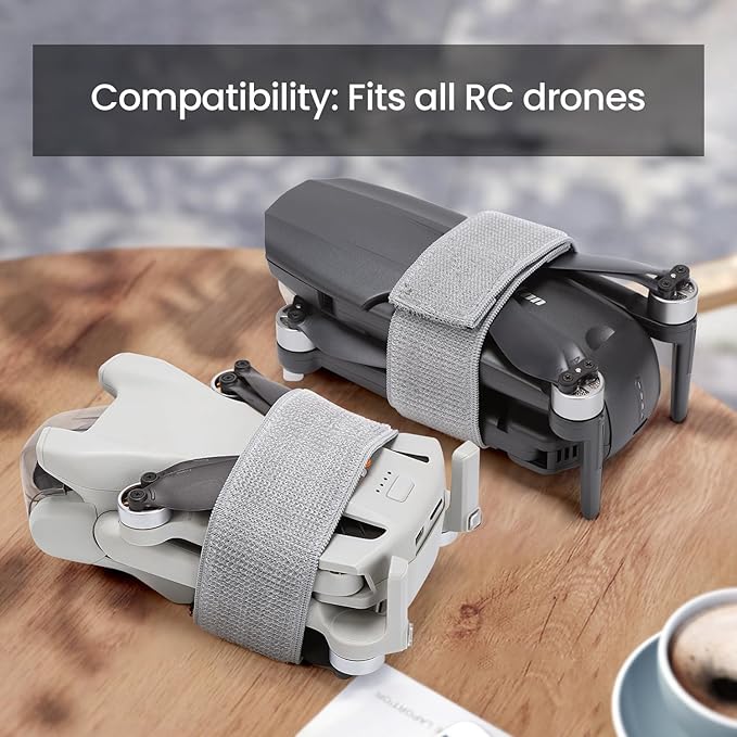 Holyton Propeller Holder Strap Accessories for DJI Air 3/Mini 3 4 pro/Mini 2 3/Mavic 2 pro Zoom/Mavic Air/Air 2S/FIMI X8SE/FIMI X8 Mini Drone Propeller Blade Guard Strap Elastic Paddle Harness Tie