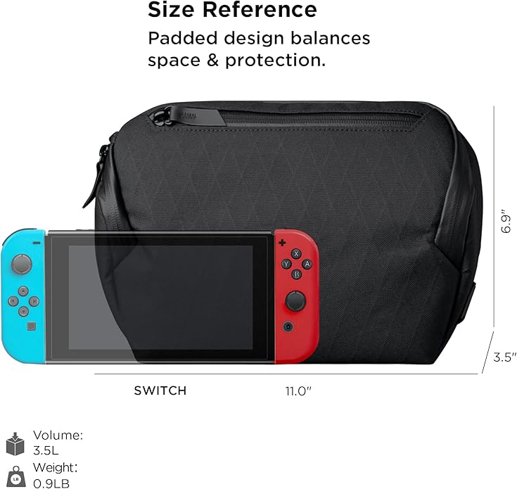 ALPAKA Vertex Pouch - Mens Sling Bag, Fits iPad Mini, Electronics & Accessories, Removable Strap, Weatherproof Fabric