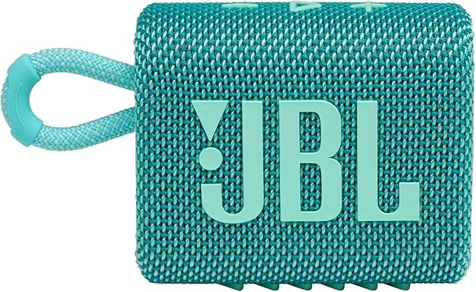 JBL Go 3 Portable Bluetooth Speakers (Blue, Teal)
