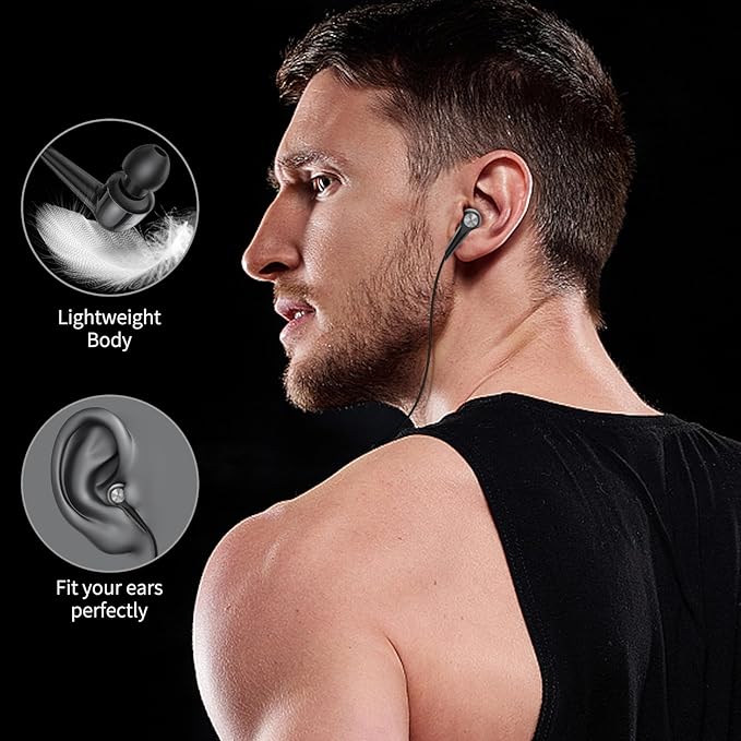 USB C Earbuds Headphones with Mic for iPhone 17 16e 16 Pro Max 15 Plus, Type C Wired in-Ear Volume Control Noise Isolation Sport Headset for Samsung Galaxy S25 S24 iPad Air Pro Oneplus 13 Pixel 8 7 6