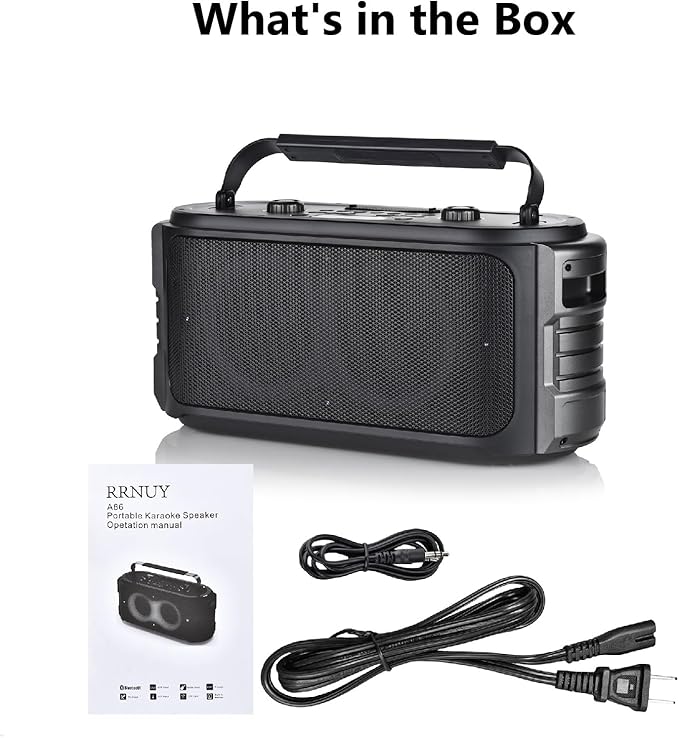 Portable Bluetooth Speaker 300W Peak Big Powerful Loud Sound Deep Bass Large Wireless Boombox with Subwoofer DSP Led Light for Home Party Outdoor Gatherings Camping Backyard