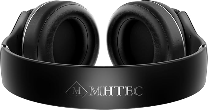 Bluetooth Headphones Over Ear, 90 Hours Playtime Wireless Headphone with 3 EQ Modes, Noise Isolating HiFi Stereo with Deep Bass, Microphone, Soft Earpads for Cellphone/PC