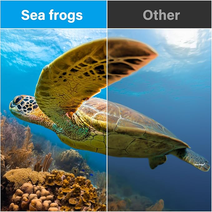 Sea frogs Waterproof Camera Housing Compatible with Fujifilm X-T4 16-50MM 18-55MM IPX8 40m/130ft Maximum Diving Depth Underwater Camera Case for Diving, Surfing, Rowing, Skiing