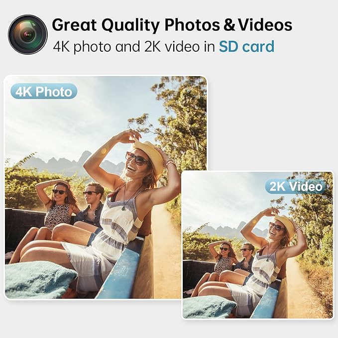 Loolinn | GPS Drone with Camera 4K for Beginners as Gift, Under 250 Grams, 50 Minutes Flying Time, Two Batteries, 4K Photo, 2K Video, GPS Intelligent Return, Follow Me, Drone with Camera for Adults as Gift