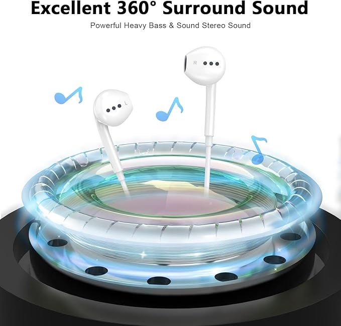 2 Pack USB C Headphones for iPhone 17 16 15, Type C Earphones with Microphone & Remote Control Noise Cancelling Wired Earbuds USB C for iPhone 17 16 15 Pro Max, iPad Pro, Galaxy S25 S24 Ultra, Pixel 9