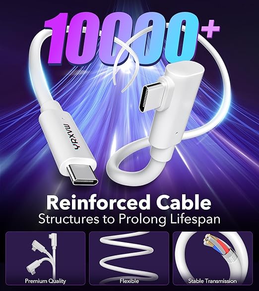 YRXVW Link Cable 10FT Compatible with Meta/Oculus Quest 3S, Quest 3, Quest 2/Pro, PICO 4 Accessories VR Headsets, Charging Cord and High Speed Data Wire, Charging Cable for Steam Gaming PC