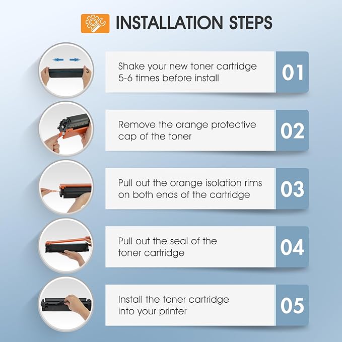 218A 218X Toner Cartridges 4 Pack 3301fdw with Chip Compatible Replacement for HP 218A 218X Color Laserjet Pro MFP 3301cdw 3201dw 3301sdw Printer High Yield Ink Set W2180A (Black Cyan Yellow Magenta)